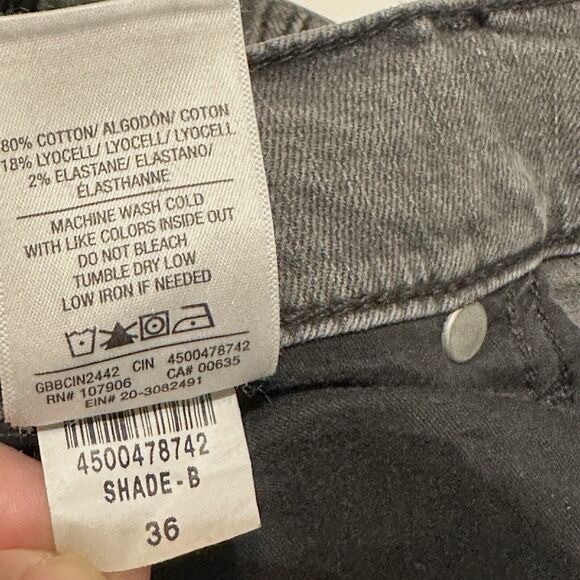 Hudson Jeans Men's Size 36 Gray Zack Skinny Denim Pants Distressed NWT - Picture 13 of 15